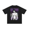 Baki Hanma T-Shirt Manga Overzised Anime Graphic Tee All Size Black Tee
