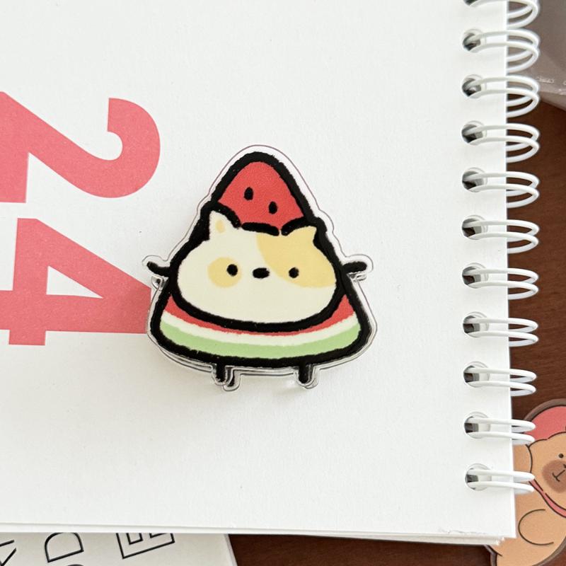 Cartoon Fruit Decorative Gift Sealing Clip Memo Clip Pp Clip For Students Cute Little Items