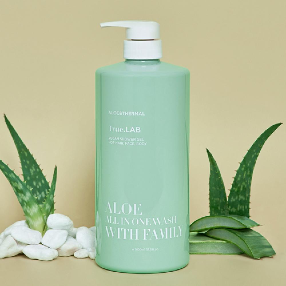 True Lab Aloe Body Wash With Family 1000ml NONE