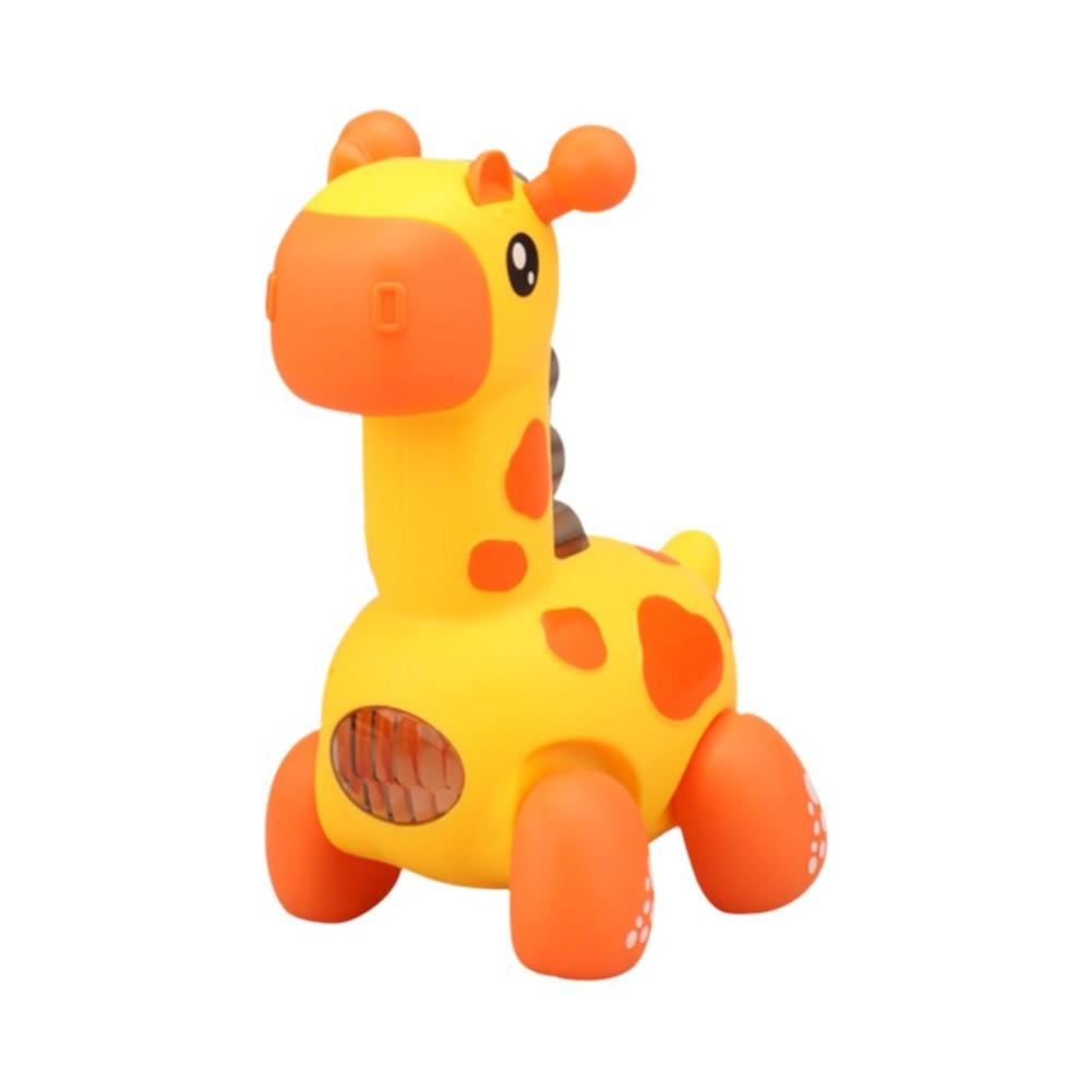 

Electric Giraffe Toys Sound and Light Animals Toys Cute Electric Doll Early Education жёлтый