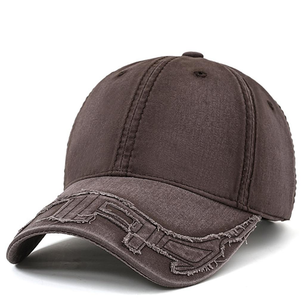 Unisex Adhesive Baseball Cap, Washed And Worn, Soft Top, Fashionable And Versatile Hat