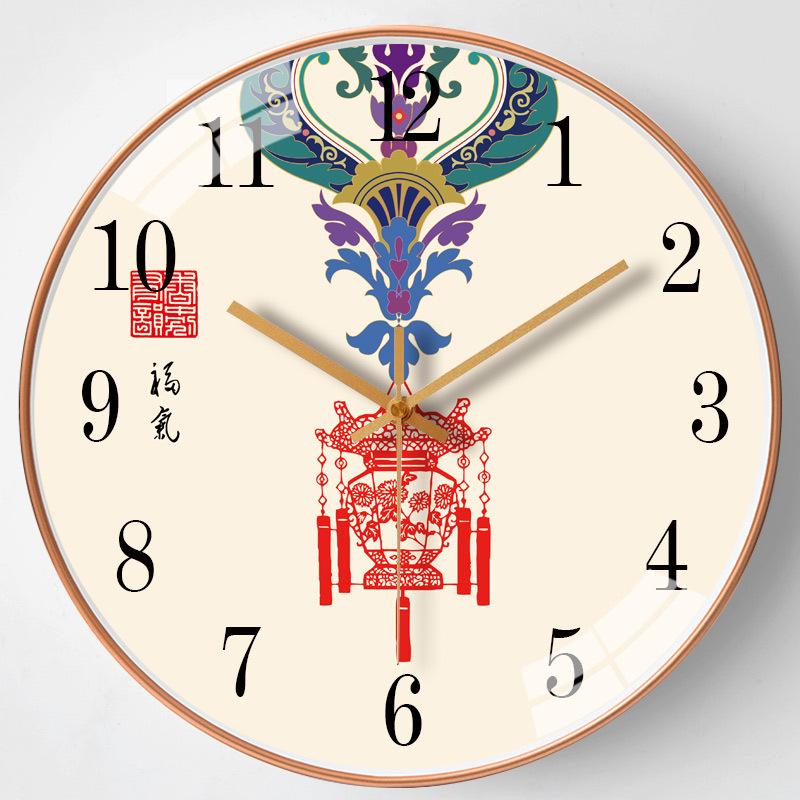 14-inch 35cm Personalized Creative Wall Clock Home Decoration Wall Hanging Living Room Clock Dining Bedroom Mute Wall Hanging Clock