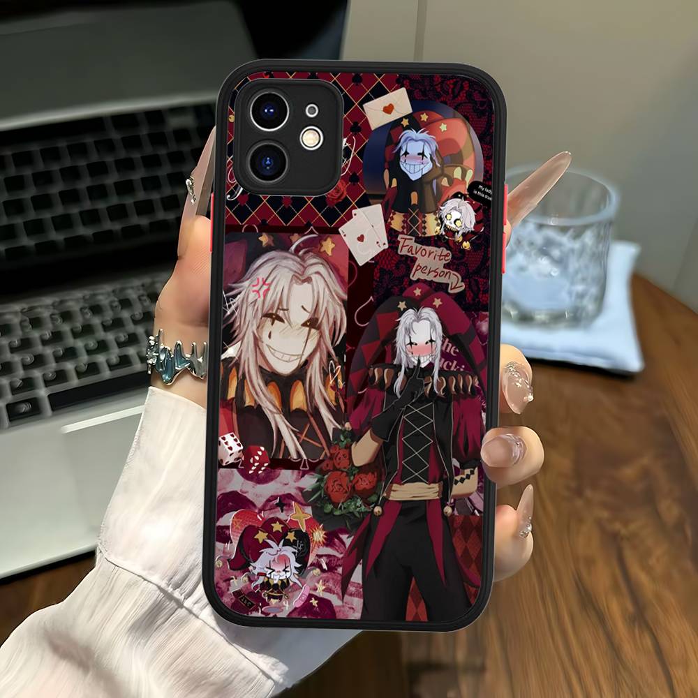 Anime The Freak Circus Pierrot Phone Case For IPhone 16e 16 15 14 13 12 11 Pro Max X XS Max Plus Matte Clear