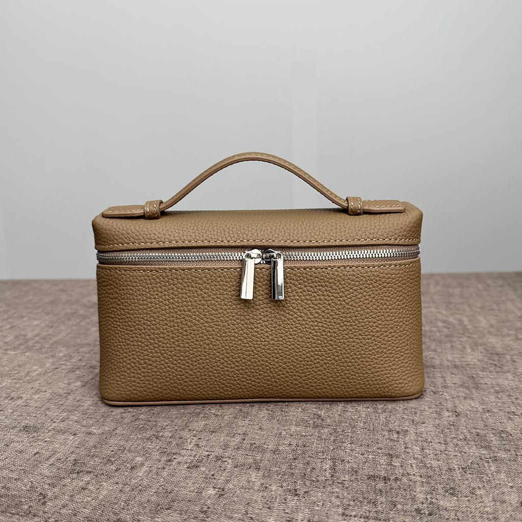 Mendy Women Small Bag Shoulder Bag Crossbody Clutch Bag Genuine Leather Mobile Phone Bag Cosmetic Box Handbag Luxury Designer