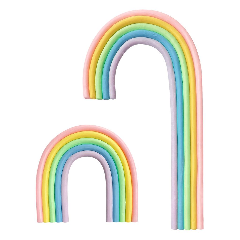 2 ks Duhové Toppery na Dort Barevné Koule Dekorace na Dort na Svatbu Baby Shower Dívky Chlapci Potřeby pro Narozeninovou Oslavu