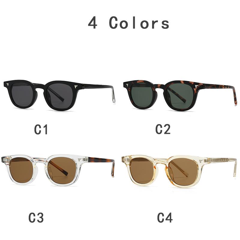 New Fashion Brand Luxury Designer Sunglasses Men Women Round Letter Elegant Vintage Shades Glasses Trendy Travel Sunglasses