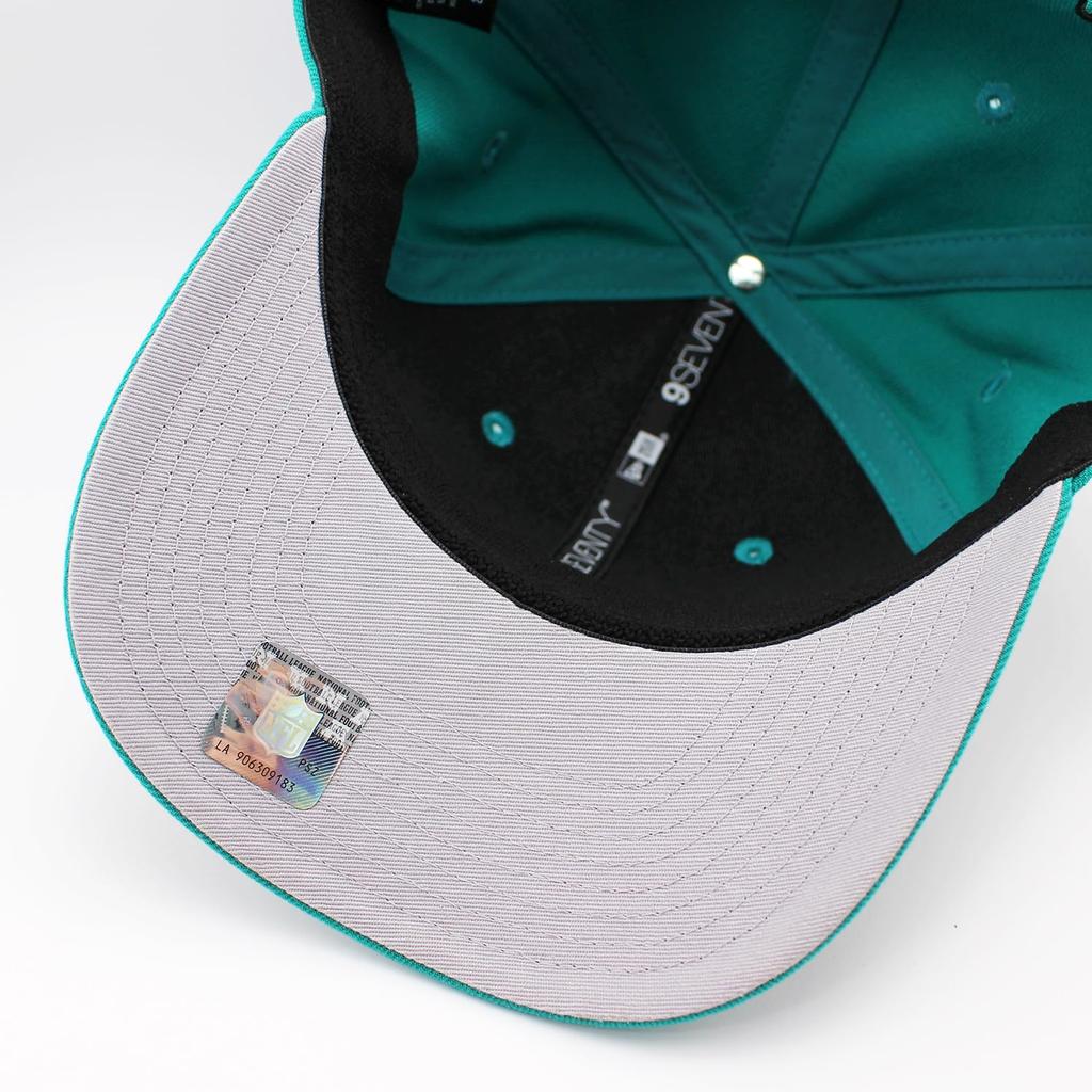 Boné Cap 9SEVENTY Stretch Snapback Miami Dolphins NFL BONÉ SNAPBACK STRETCH AQUA MIAMI DOLPHINS Chapéu de Futebol Americano 970 [New Era] [Usado]