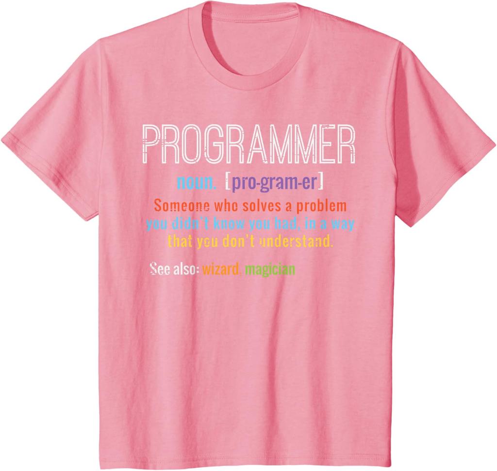 Programmer Definition IT Software Developer Coder Unisex T-Shirt