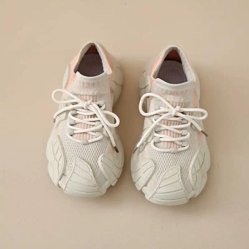 Fashion Thick-heeled Demi-season Fall Shoes Basketball Boots And Boots Women White Sneakers Womens Sports Womenshoes Order Tenks