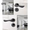 DYS TOOL SHOP Mute Handle Room Door Knob Lock Anti-theft Security Furniture Hardware