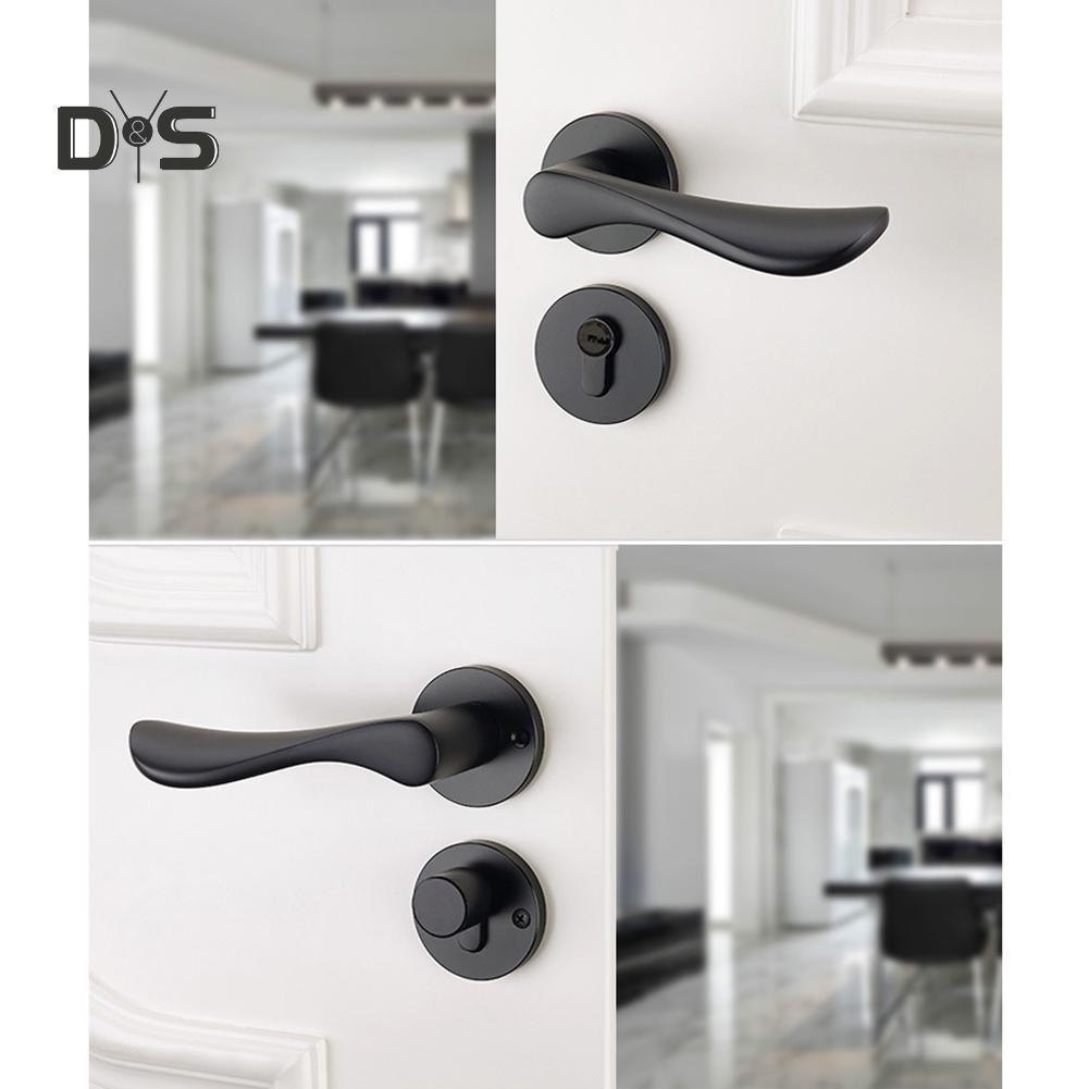 DYS TOOL SHOP Mute Handle Room Door Knob Lock Anti-theft Security Furniture Hardware