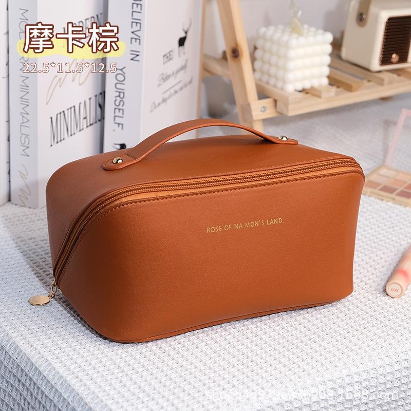 Net Red Makeup Bag Women's New Waterproof Makeup Brush Storage Bag With Large Capacity Travel Portable Toiletry Bag