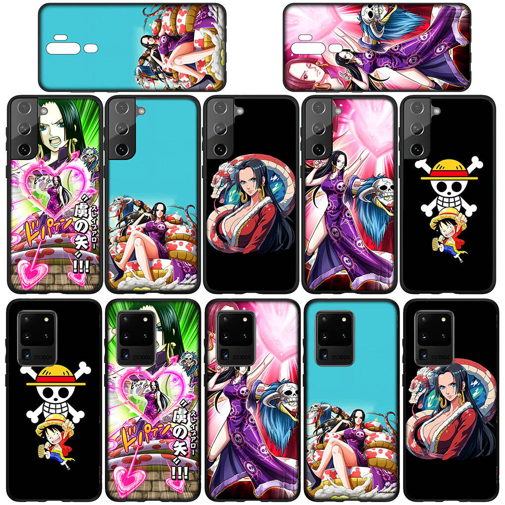 Phone Case for iPhone 17 15 16 Plus Redmi Note 14 12 11 13 Pro Max Huawei P30 P20 Lite OPPO A60 A40 A80 A54 Luffy Boa Hancock One Pieces Poster Cover