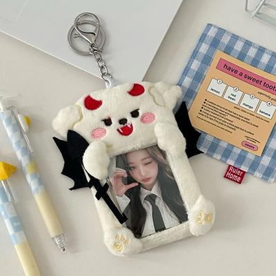 Fashion Devil/Angel Photocard Case Cartoon Idol Photos Protective Cover Multifunctional Cards Sleeve Boy Girl