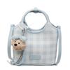2025 New Fashion Versatile Shoulder Crossbody Bag Premium Underarm Temperament Plaid Hand Bag Bucket Bag