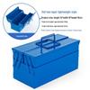 Qiyao Multifunctional Stainless Steel Toolbox with Three-Layer Storage