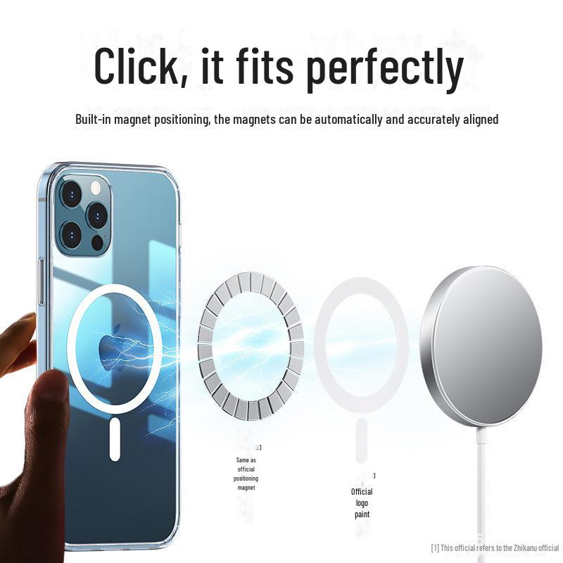 MagSafe Magnetische Transparente Handyhülle für Apple iPhone 13/14/15 Pro Max