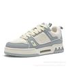 Couple Comfortable Breathable Flat Heel Light Mouth Solid Color Casual Daily Lace-up Commuting Little White Board Shoes