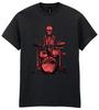 Skelett Schlagzeuger T-Shirt Schlagzeug Musik Geschenk Goth Horror Spaß Festival Schlagzeug T-Shirt