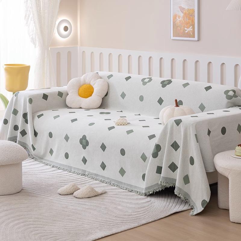 

Универсальный чехол для дивана из синели Four Seasons с милым медведем, чехол для дивана с защитой от царапин, пыленепроницаемый универсальный чехол, одеяло, подушка 180*130cm