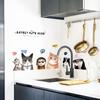 Cute Cat Stickers for Wall Decor Removable Cat Vinyl Wall Decals for Bedroom Living Room Kitchen Cabinet TV Nursery Pet Shop