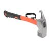 Claw Hammer ABS Rubber Iron Multifunctional Nailing Hammer with Hawkbill Curved Hook for Outdoor Camping Hiking
