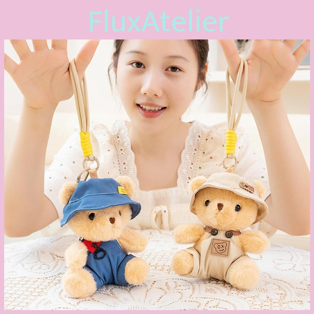 The In Bear Clothes Plush Toy With Hanging Loop Girls Gift School Accessory Bag