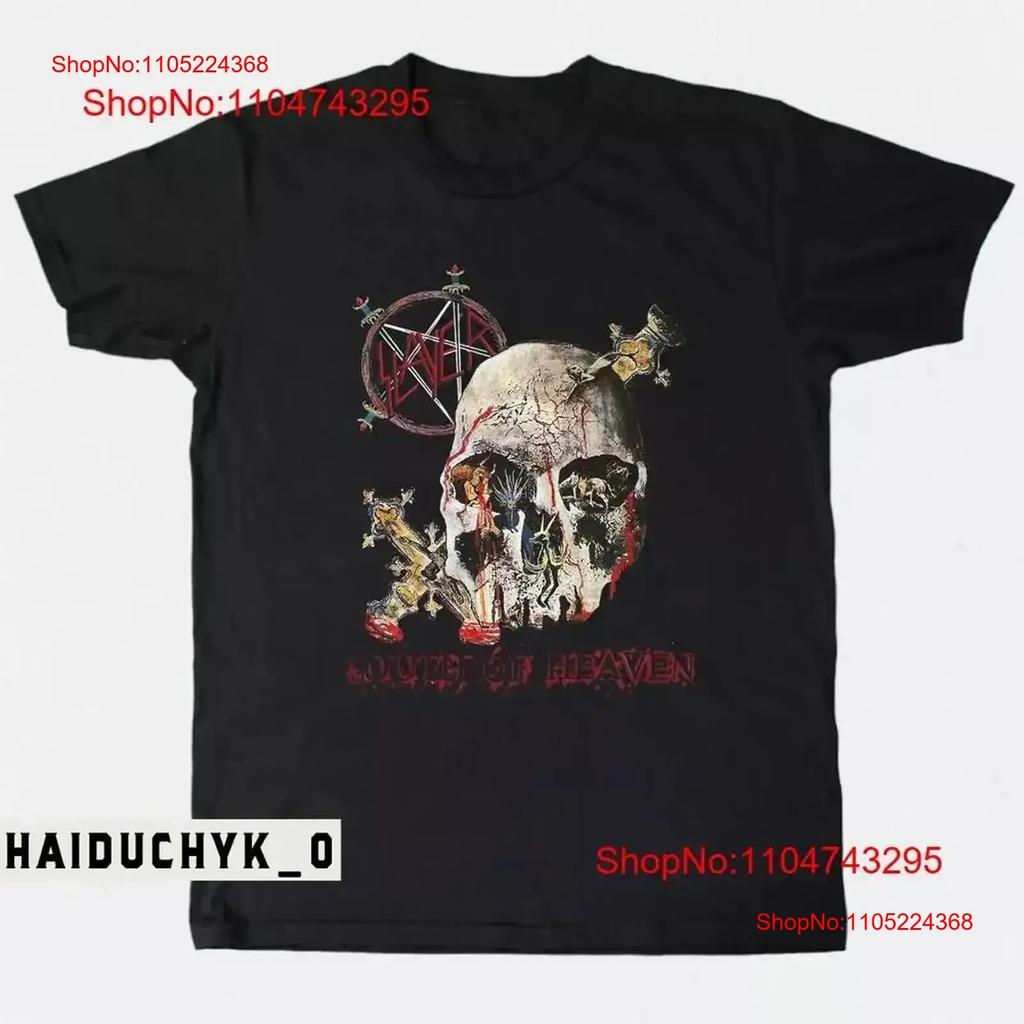 Slayer South Of Heaven Black T shirt Size S XL vintage Washed designer clothes Versatile Stylish graphic Soft vintage