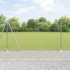 VidaXL Euro Fence with 7 Flanged Posts 1.2x10 M Galvanized Steel 3351009