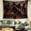 Anime Attack-on-Titan Wall Tapestry Aesthetic Wall Hanging Printed Fabric Blanket Decorative Tapestries for Bedroom Living Room Home Decor