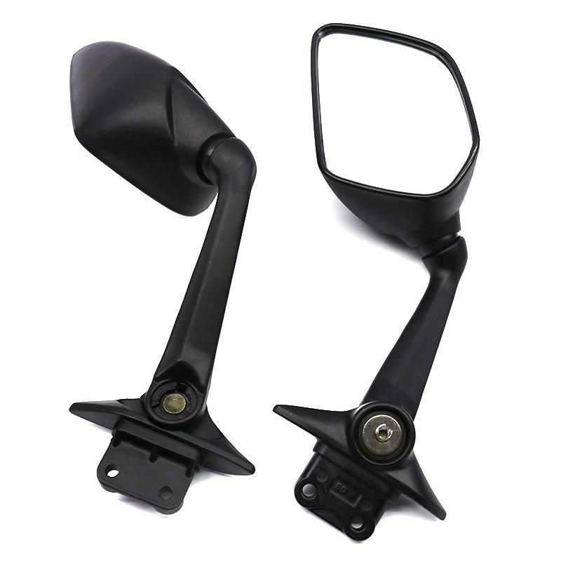 Universal Motorcycle Rearview Mirror Yamaha TMAX530 2017-2021 TMAX560 2021 Side Black Snake Skin Style