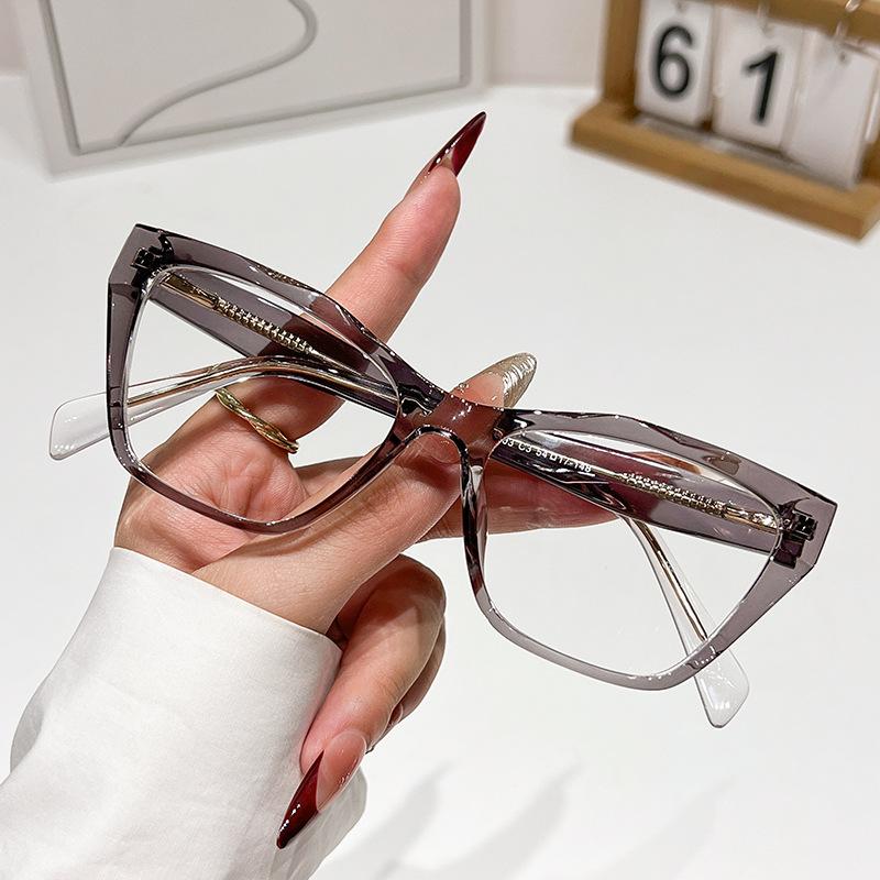 Ultralight Women Short-sighted Eyewear Cat Eye Myopia Glasses Blue Light Minus Diopter Eyeglasses Retro Clear Lens Glasses