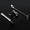 4pcs/ Set Durable Stainless Steel Drinking Cocktail Mixing Tool Set in Home Bar Party(A)