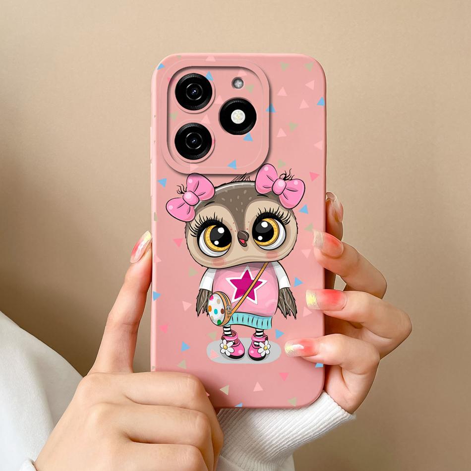 For Infinix Smart 8 Pro Plus Case Simple Heart Liquid Silicone Full Protection Phone Shell For Infinix Smart8 HD Soft Back Cover