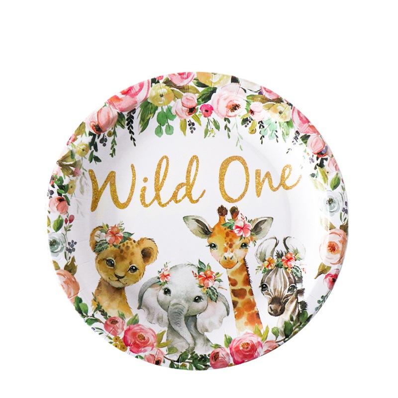 Wild Party Supplies Wildone Gold Wild Birthday Decoration Female Treasure First Year Arrangement Birthday Arrangement