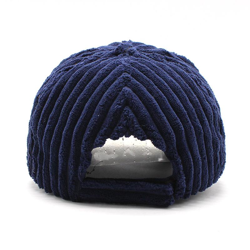 Hats For Men And Women In Winter Trendy Baseball Caps Warm Corduroy Casual Couples Versatile Peaked Caps Spring And Summer