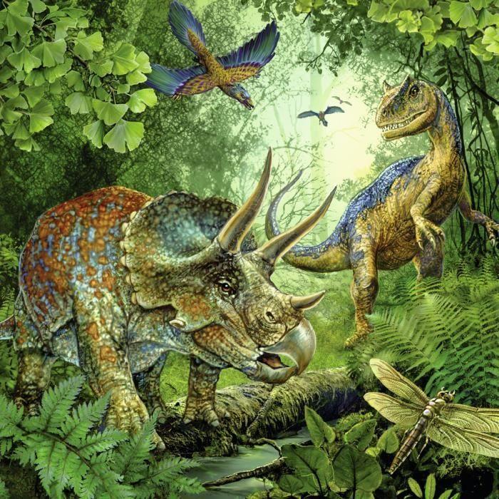 Puzzles 3x49 Pièces - La Fascination Des Dinosaures - Ravensburger - Lot De Puzzles Enfant - Dès 5 Ans