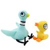 Blue Pigeon Plush Toy - Funny Cartoon Big-eyed Soothing Doll for Kids