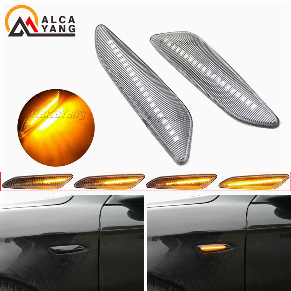 

For Fiat Tipo Egea Alfa Romeo 156 147 Chrysler Ypsilon III Lancia Delta Dynamic Led Side Marker Blinker Turn Signal Light