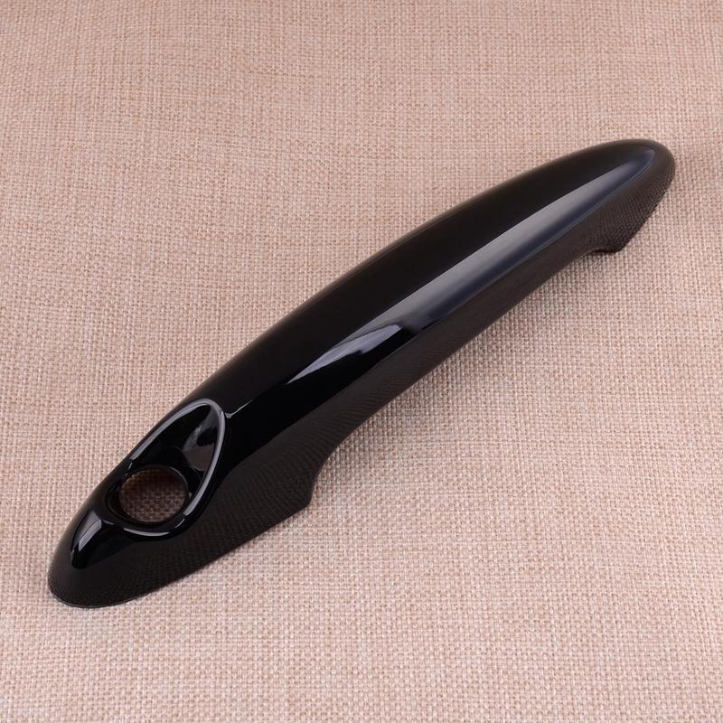 2Pcs Gloss Black Door Handle Cover Fit for MINI Cooper S R50 R52 R53 R56 R57 R58 R59 R61 2001-2014