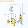 KeyAngel Crib Music Baby Toy for Year Newborn Rotating Mobile with 5 Teething Adjustable Gentle Baby Crib Baby Baby Birthday Gift Mobile, Box, 0-1