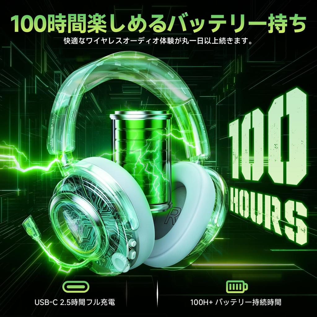 Wireless Gaming PS5 Noise with Latency Headset, 2.4G/Bluetooth 5.3/Wired, Compatible, Cancelling, Microphone, Ultra-Low (<20ms)