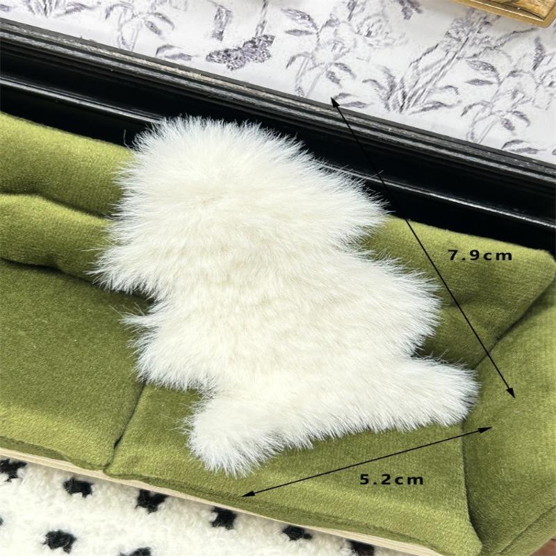 

1/12 Dollhouse Imitation Sheepskin Plush Rug Model Bedroom Living Room Floor Mat Decoration Doll House Accessories
