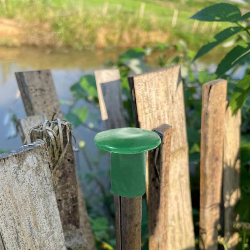Garten Bambuspfahlkappen PVC Gartengerät Sicherheitsabdeckung Für Gärtner Und Hausgartengebrauch