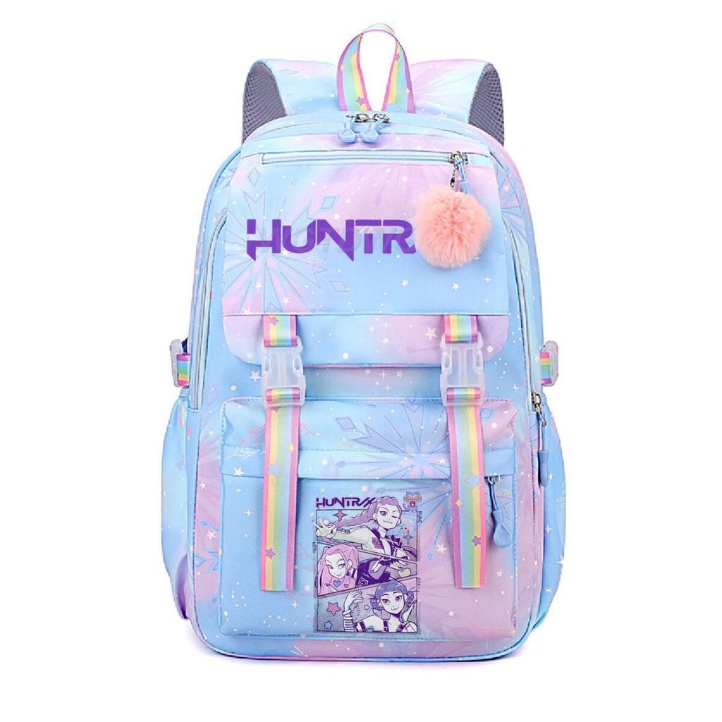 Wind Hunters Printed Student School Bag Large Capacity Student Backpack