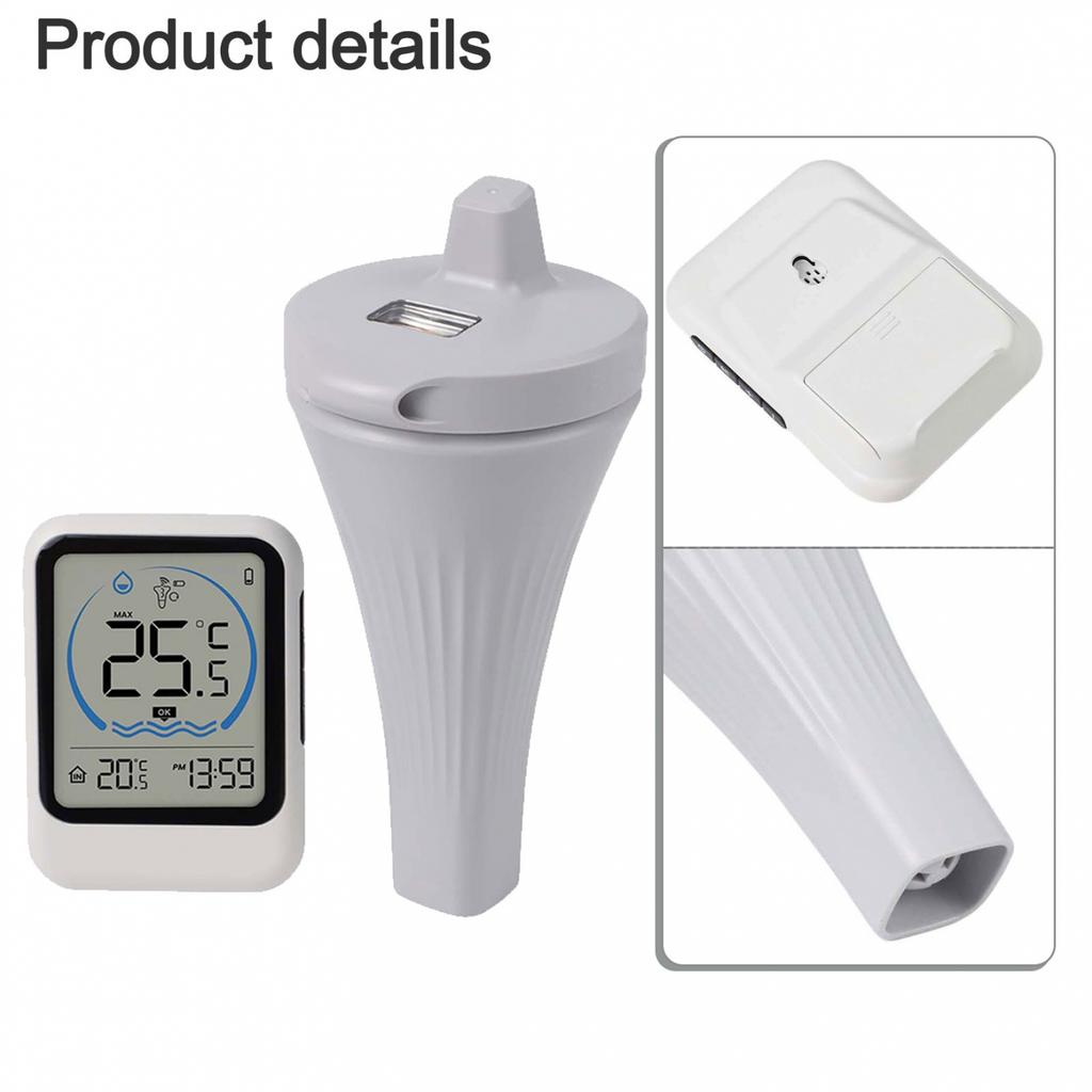 IP68 Waterproof Thermometer Wireless Pool Thermometer Convenient Monitoring