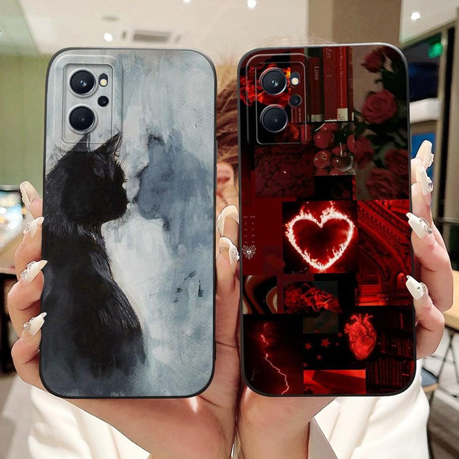 Fashion Painting Phone Case For Realme 9i 9 Soft Silicone Shockproof Cover For Realme9 9i 4G RMX3491 RMX3521 Cases Bumpers