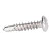 100Pcs Self Drilling Screw Stainless Steel Round Head M4.2x19 Fastener Accessory Set Kit