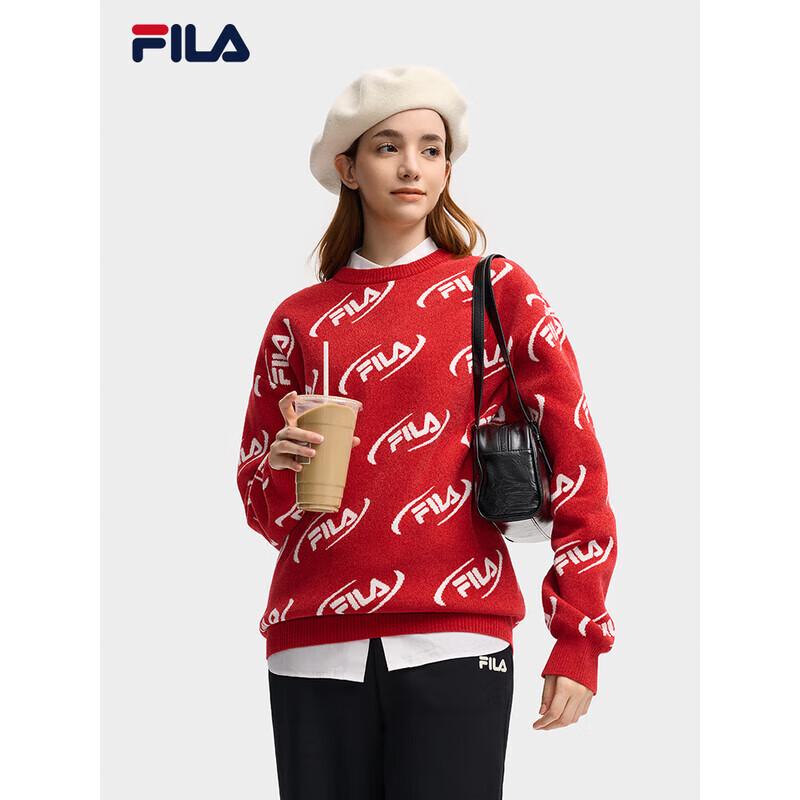 FILA Unisex All-over Print Pullover Sweater XL