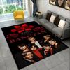 Tappeto Kpop B-BTS Gruppo di Moda Tappeto Stella per Sala Giochi Camera da Letto Soggiorno Divano Decorazioni per la Casa, Tappeto per Area Bambini Tappetino Antiscivolo